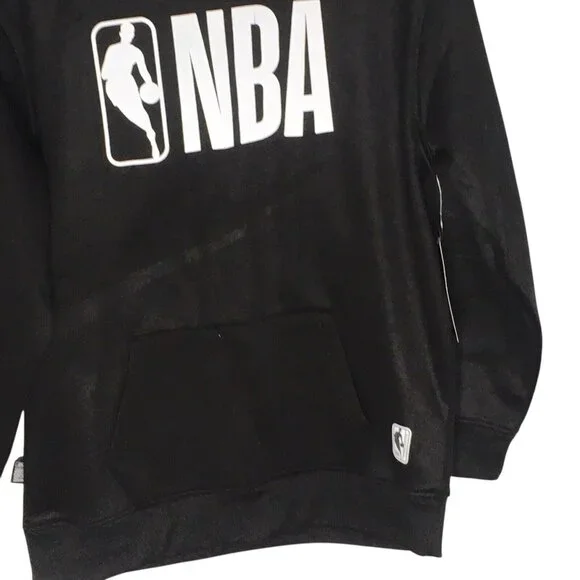 NBA Boy Size XL 18-20 Black Long Sleeve  Hoodie Sweatshirt Athletic Basketball - Picture 2 of 15